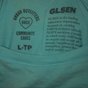 Blue Urban Outfitters Pride Shirt